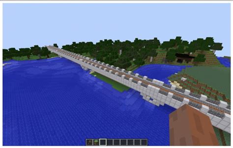 Powered Rail Bridge (no top) (old schematic site transfer) Minecraft Map