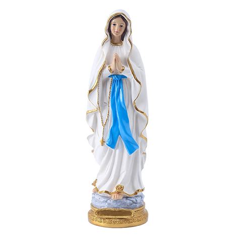 Praying Virgin Mary Statue, 12" Inch Tall Standing Mother Mary Figure, Virgin Mary Idol, Holy ...