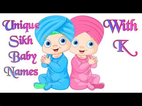 Unique Sikh Baby Names Starting With K - YouTube