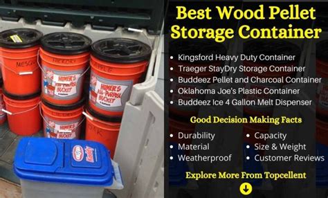 Best Wood Pellet Storage Containers For (Top 5 Picks) – TopcellenT