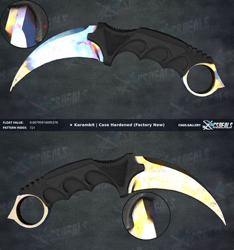 [H] FN Karambit Case Hardened Blue Gem #914 [W] 2700USD Bitskins / ST ...