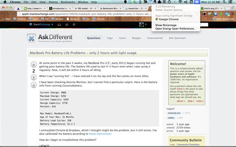 macos - 2013 macbook retina has extremely short battery life - Ask ...