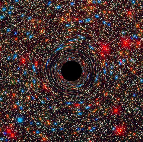 Computer-Simulated Image of a Supermassive Black Hole | Earth Blog