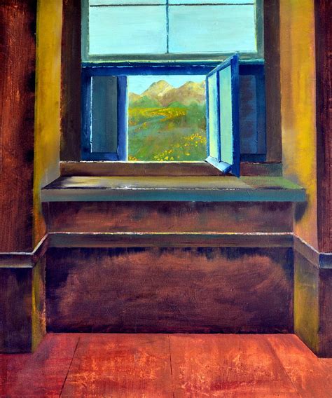 Open Window Painting by Michelle Calkins