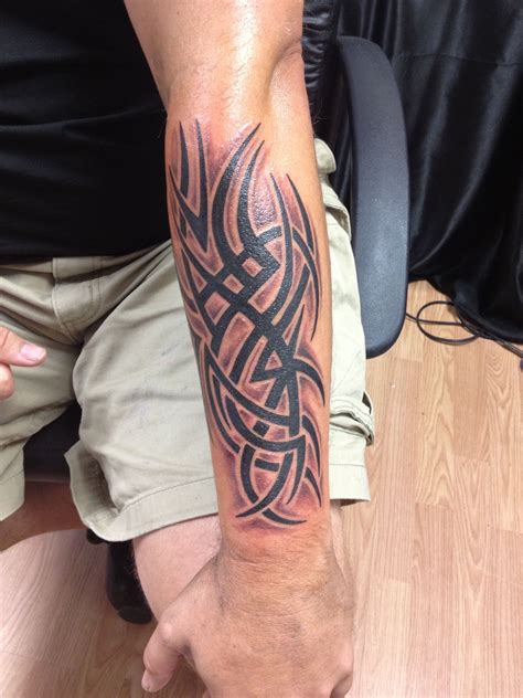 Left forearm tribal Tribal Forearm Tattoos, Cool Tribal Tattoos, Tribal ...