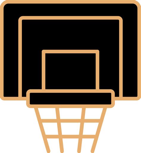 Basketball Hoop Vecto Icon 37964915 Vector Art at Vecteezy