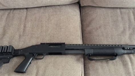 Mossberg 500 Tactical 12 Gauge Shotgun for Home Defense - YouTube