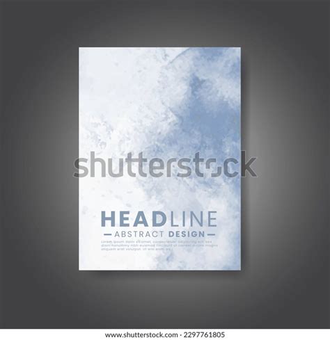 Cover Template Watercolor Background Design Your Stock Vector (Royalty Free) 2297761805 ...