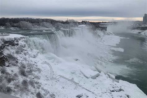 Watch: Niagara Falls turns into a winter wonderland | Americas – Gulf News