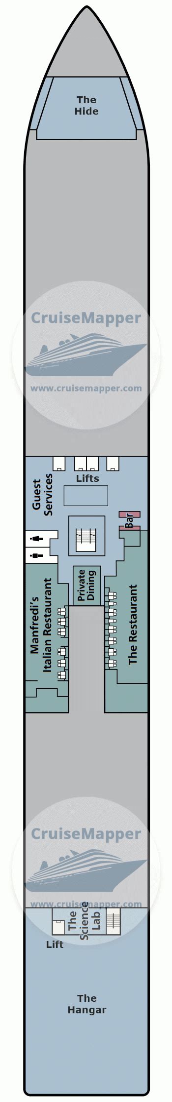 Viking Octantis deck 1 plan | CruiseMapper