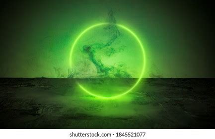 Green Neon Background