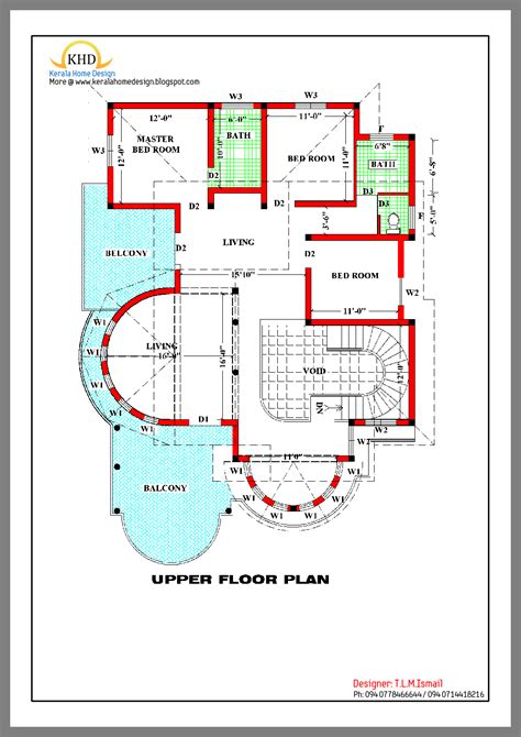 Home plan and elevation - 3270 Sq. Ft | home appliance