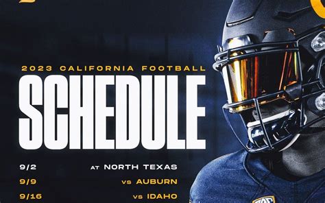 Cal football 2023 schedule released - by Avinash Kunnath