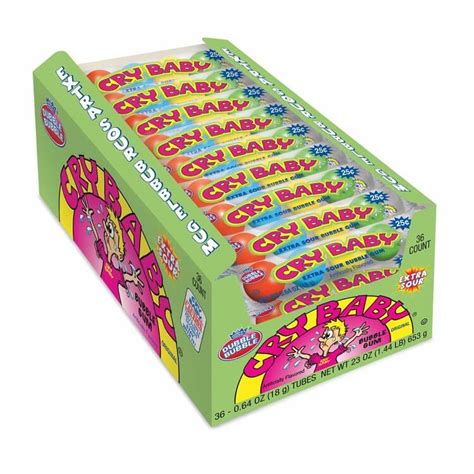 Cry Baby Bubble Gum 36 count box | Nostalgic Candy | Sweetservices.com