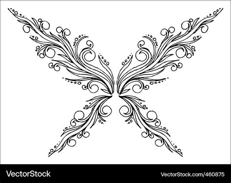 Abstract butterfly Royalty Free Vector Image - VectorStock