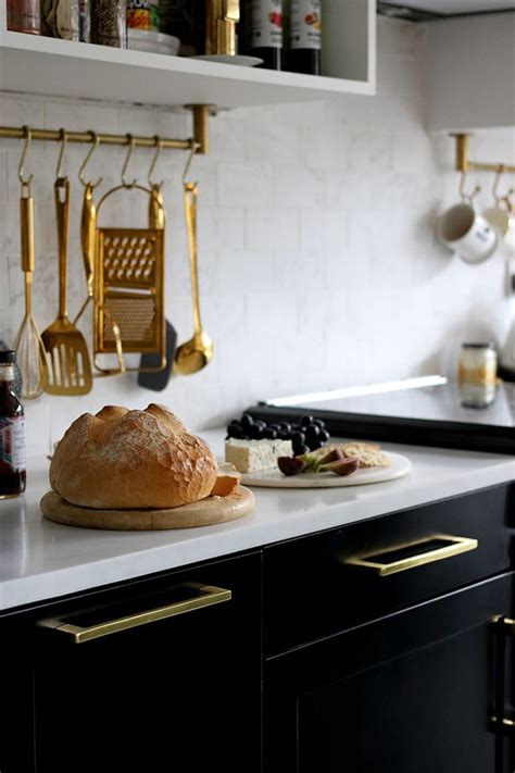 bread and other food items on a counter in a kitchen