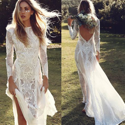 Long Sleeve Beach Wedding Dresses Top Review long sleeve beach wedding dresses - Find the ...