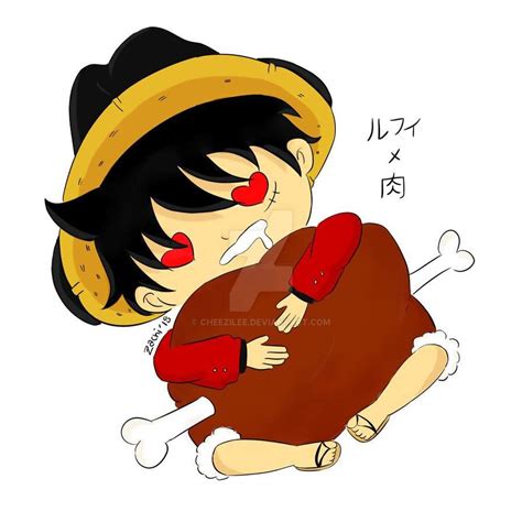 Luffy x Meat? | One Piece Amino