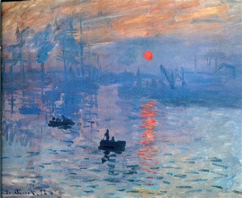 Impression, sunrise, 1873 - Claude Monet - WikiArt.org