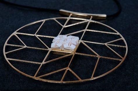 Origami Jewelry - Paper/Wood/Metal by Ilan Garibi