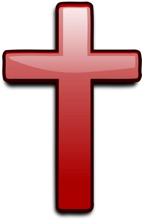 Cross Images Clip Art - Red Cross Jesus - Png Download - Full Size Clipart (#31375) - PinClipart