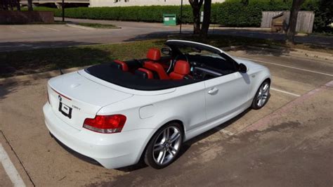 2011 BMW 135i Convertible White / Red | 6 Speed Manual | M Sport | Premium - WBAUN7C53BVM24889