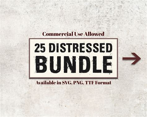 25 Distressed Fonts SVG, PNG, TTF, Letters and Numbers, Alphabet Svg ...