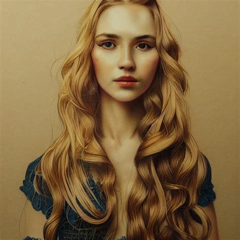 beautiful woman with long blonde hair hair, chiseled | Midjourney | OpenArt