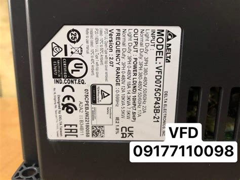 Delta VFD, Commercial & Industrial, Construction Tools & Equipment on ...