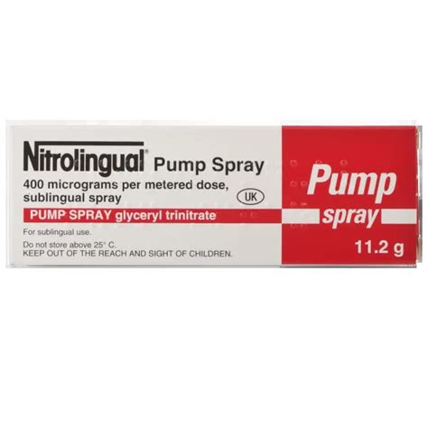 Nitrolingual Pump Spray 400mcg 200 Dose