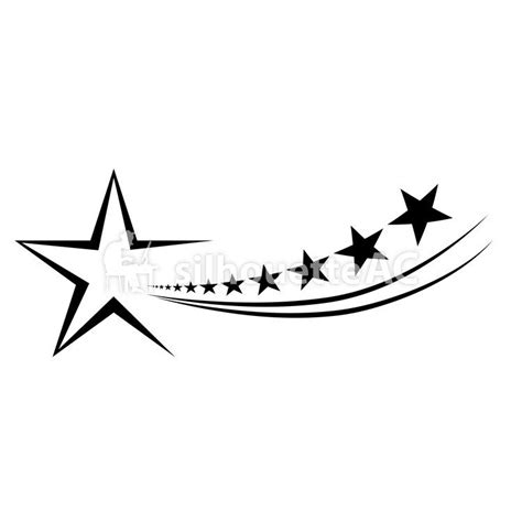 Shooting Star Silhouette at GetDrawings | Free download