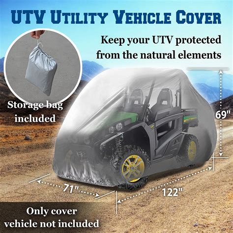 Polaris Ranger ATV Cover UTV Utility Vehicle Storage Protective Cover ...