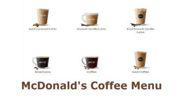 McDonald's Coffee Menu | Visit Nearby McCafe Taste Best Coffee