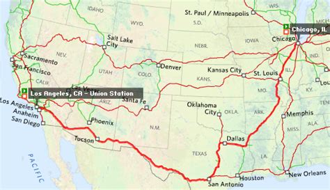 Texas Eagle Train Route Map | Draw A Topographic Map