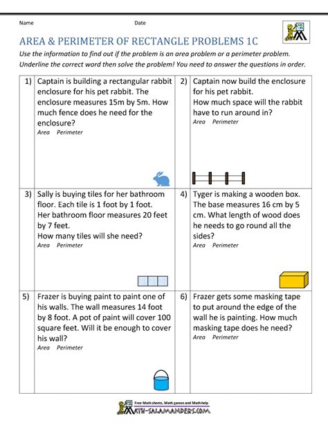 Perimeter Word Problems Worksheet – Pro Worksheet