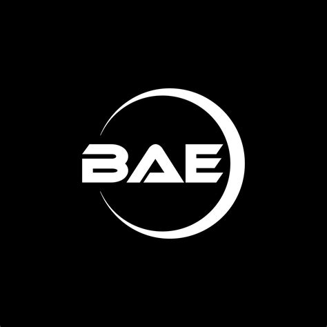 BAE letter logo design in illustration. Vector logo, calligraphy ...