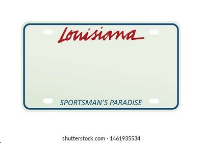 48 Louisiana License Plate Images, Stock Photos, and Vectors | Shutterstock