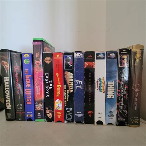 The start of my collection, mostly thrift shop finds : r/VHS