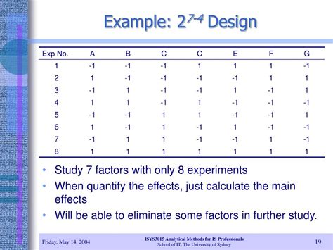 PPT - Factorial Designs PowerPoint Presentation, free download - ID:659725