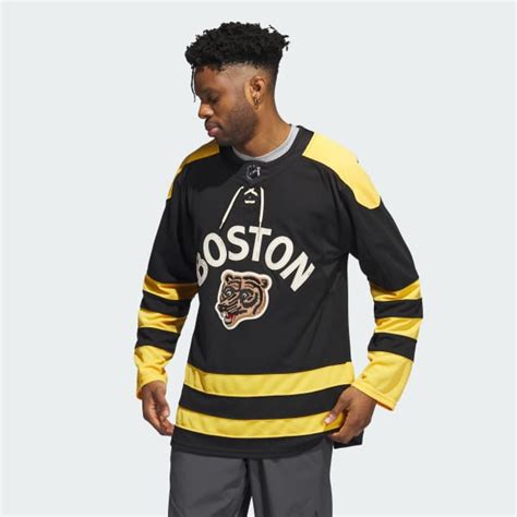 Adidas Bruins Authentic Winter Classic Wordmark Jersey - Big Apple Buddy