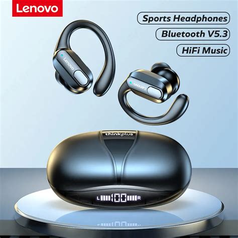 Lenovo XT80 Bluetooth 5.3 Earphones True Wireless Headphones with Mic Button Control Noise ...