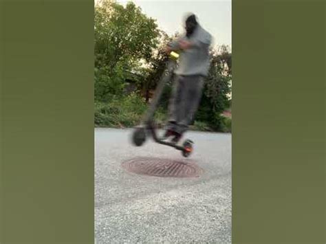 Electric scooter tricks - YouTube