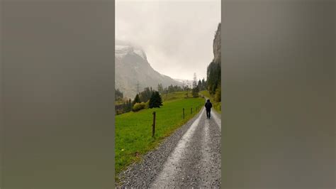 Hike to Kandersteg on a rainy day #shorts #kandersteg #hike #rain #switzerland - YouTube