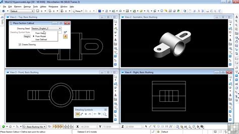 Bentley MicroStation V8i 3D Tutorial | Hypermodels - Part 1 - YouTube