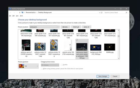 How to access Control Panel personalization settings on Windows 10