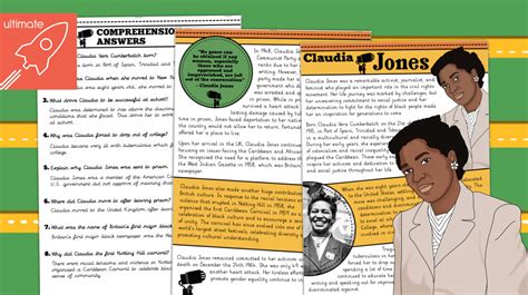 Teacher's Pet » Claudia Jones - Biography and Comprehension