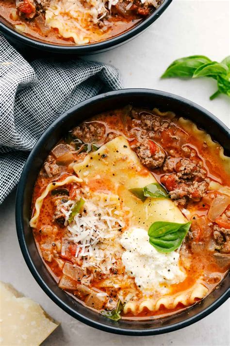 Lasagna Soup - Pakistans Taste