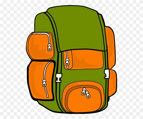 Hiking Backpacking Clip Art - Camping Backpack Clipart - FlyClipart