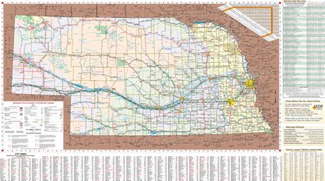 Printable Road Map Of Nebraska - Printable Maps