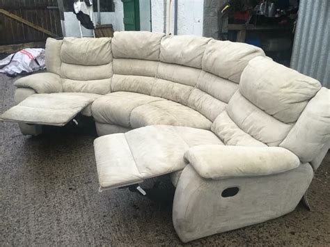 Curved corner recliner sofa. Delivery available. | in Ballymena, County Antrim | Gumtree